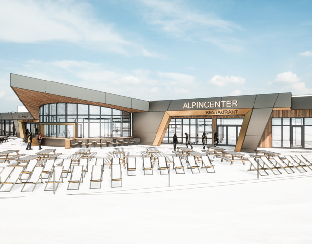 Visualisierung Aussenansicht Alpincenter 2023 | © Kitzsteinhorn
