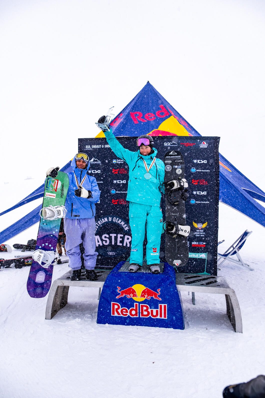 Florian Lechner Gewinner Halfpipe Europacup-Gesamtwertung Kitzsteinhorn | © Andreas Amplatz @ampand_photo