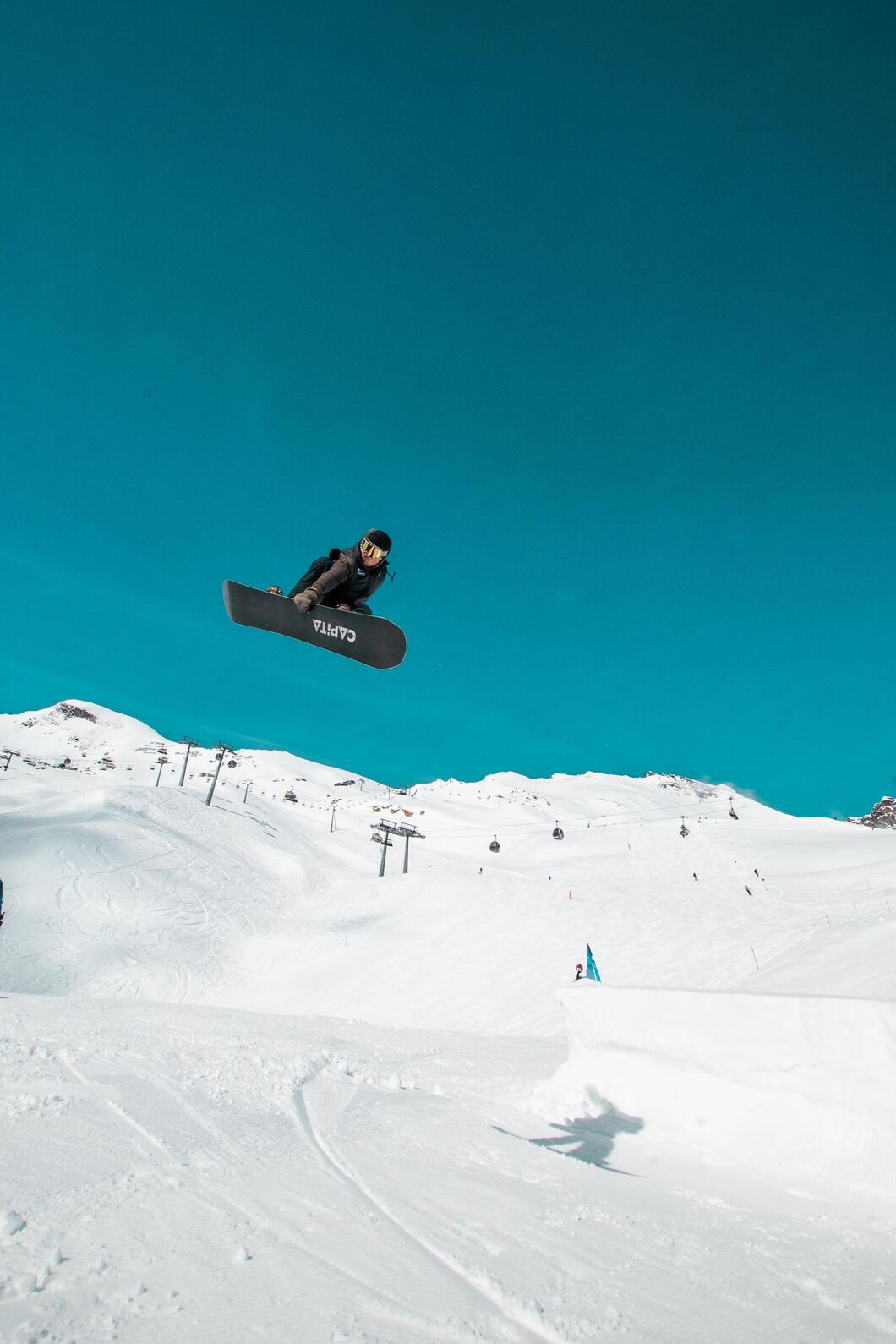 Snowboarder im Central Park Kitzsteinhorn