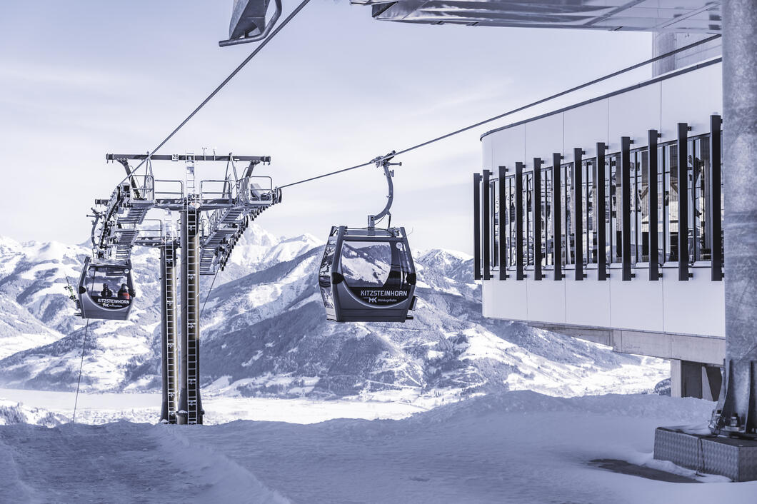 Bergstation MK Maiskogelbahn | © Kitzsteinhorn Die Bergstation MK Maiskogelbahn ist gleichzeitig die Talstation der 3K K-onnection – Salzburgs erste Dreiseilumlaufbahn wird im November 2019 eröffnet. | © Kitzsteinhorn