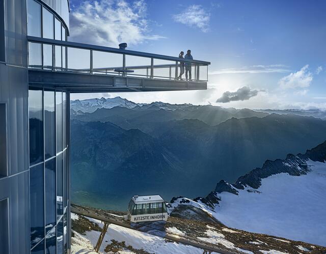 Fantastische Aussichten und für Jedermann bequem erreichbar: Salzburgs höchstgelegenes Ausflugsziel mit unvergleichbarem Bergpanorama. | © Kitzsteinhorn