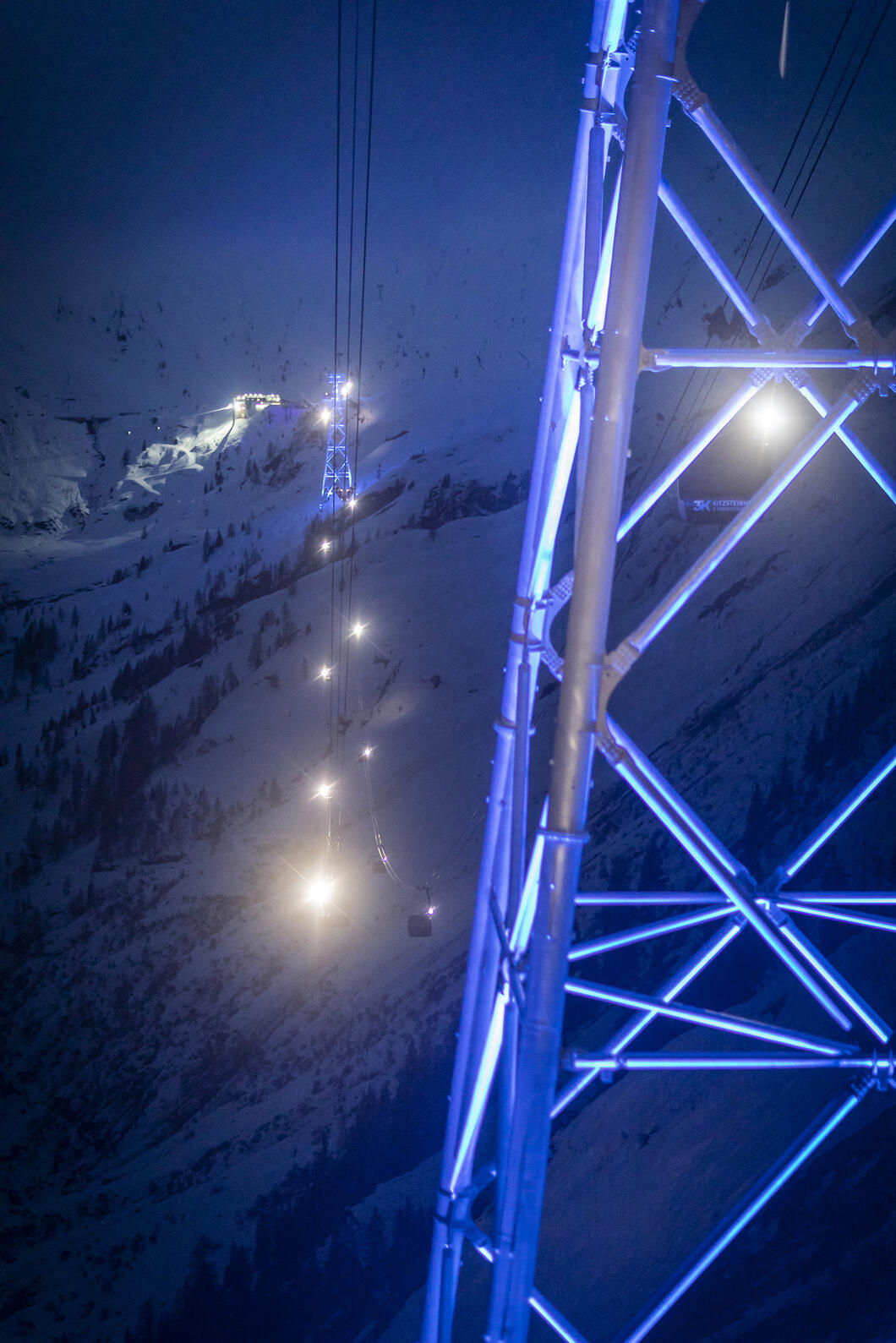 3K K-onnection Light Show | © Kitzsteinhorn 3K K-onnection Light Show at the Opening 3K K-onnection | © Kitzsteinhorn