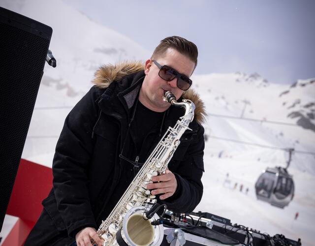 Saxophonist Peter Sax | © Kitzsteinhorn