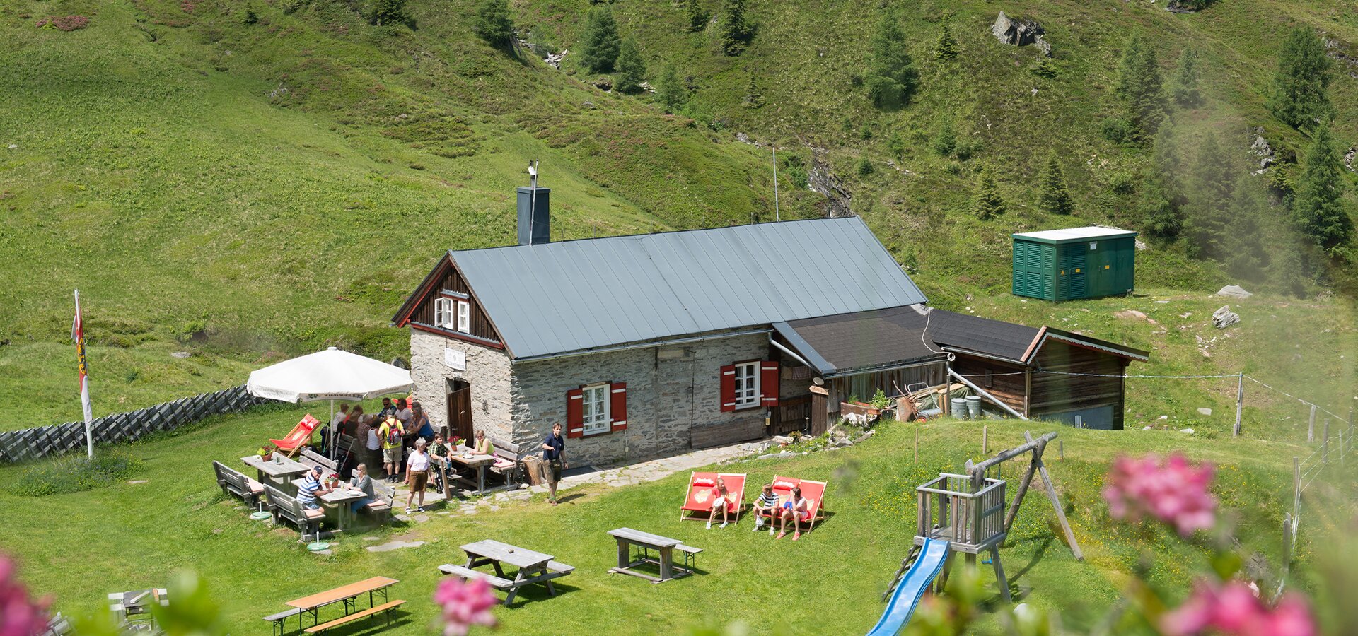 Die Salzburgerhütte befindet sich knapp  unter der Station " Langwiedboden"  der Gletscherbahn Kaprun, am sogenannten Salzburger Boden | © Kitzsteinhorn