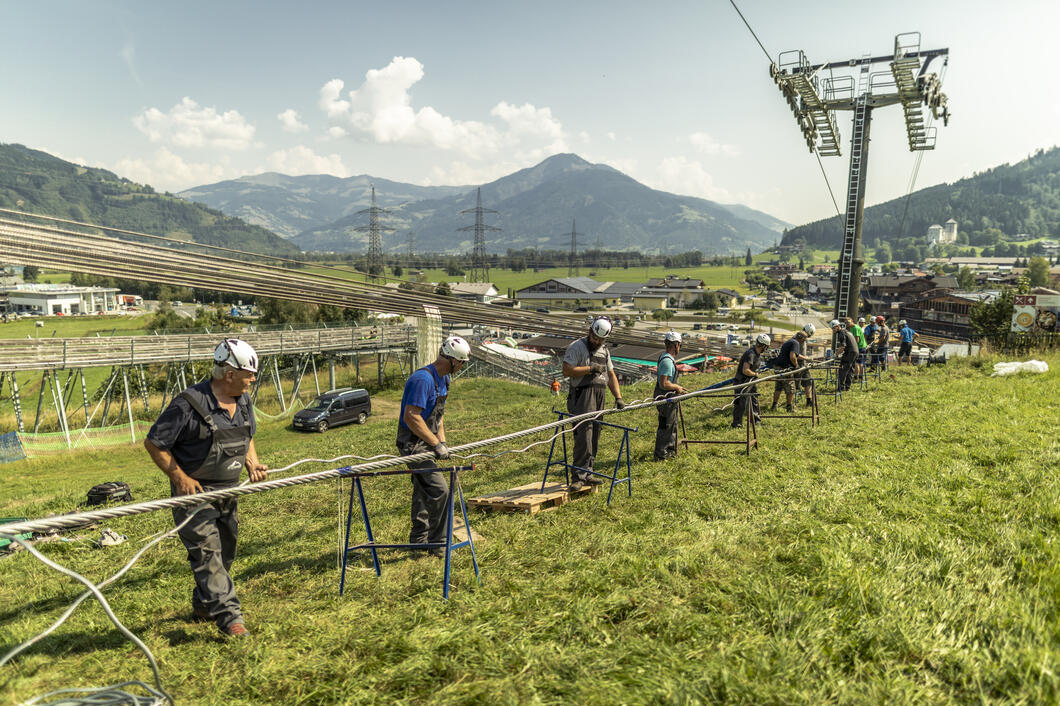 When splicing, ropes are assembled by hand | © Kitzsteinhorn