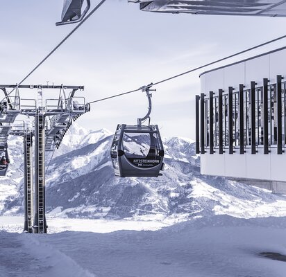 Mit der neuen MK Maiskogelbahn in neuer Qualität vom Kapruner Ortszentrum direkt auf den Familienberg Maiskogel gondeln. | © Kitzsteinhorn