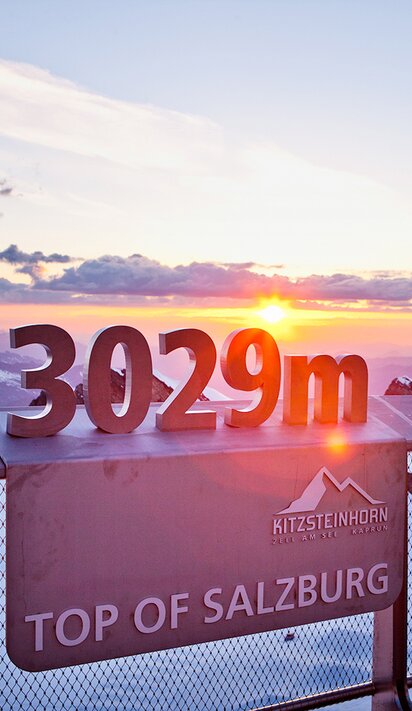 At 3,029 m in altitude your are really at the "Top of Salzburg" | © Kitzsteinhorn