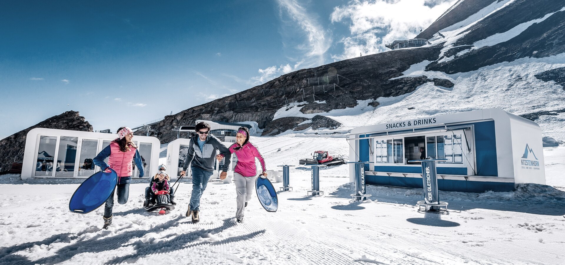 Familienspaß im Sommerschnee | © Kitzsteinhorn