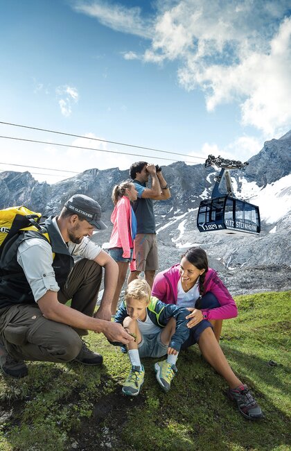 Jeden Donnerstag: geführte Familienwanderung am Kitzsteinhorn | © Kitzsteinhorn