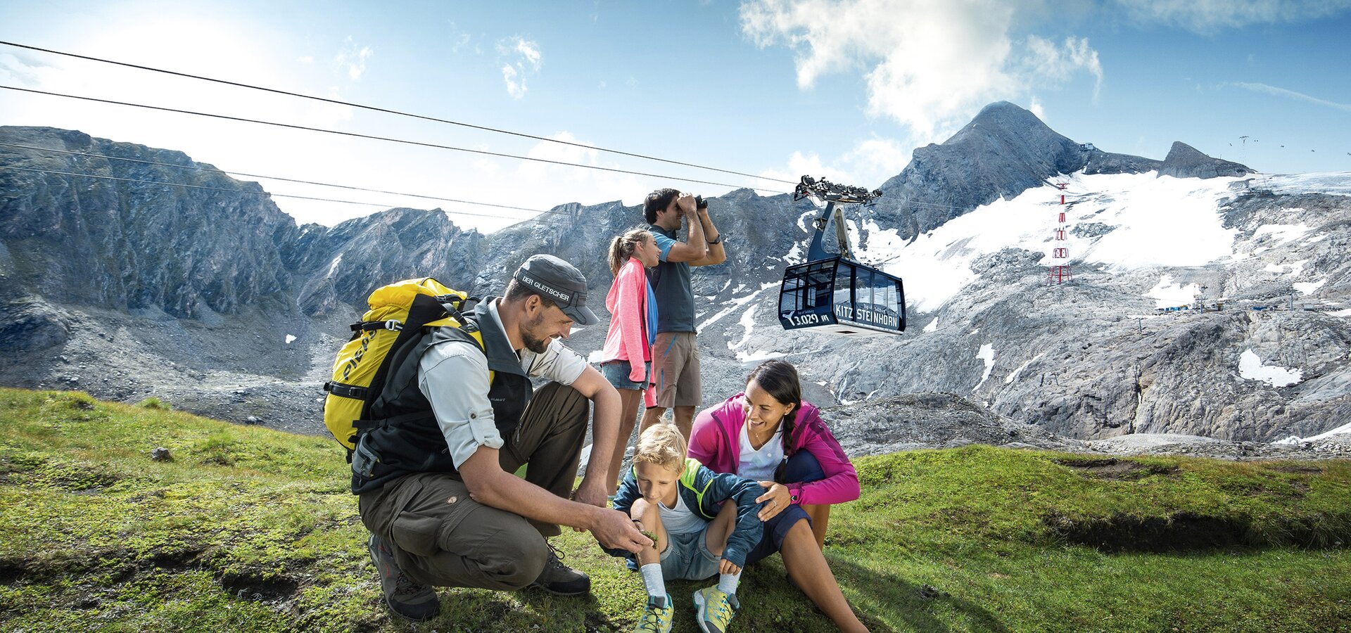 Jeden Donnerstag: geführte Familienwanderung am Kitzsteinhorn | © Kitzsteinhorn