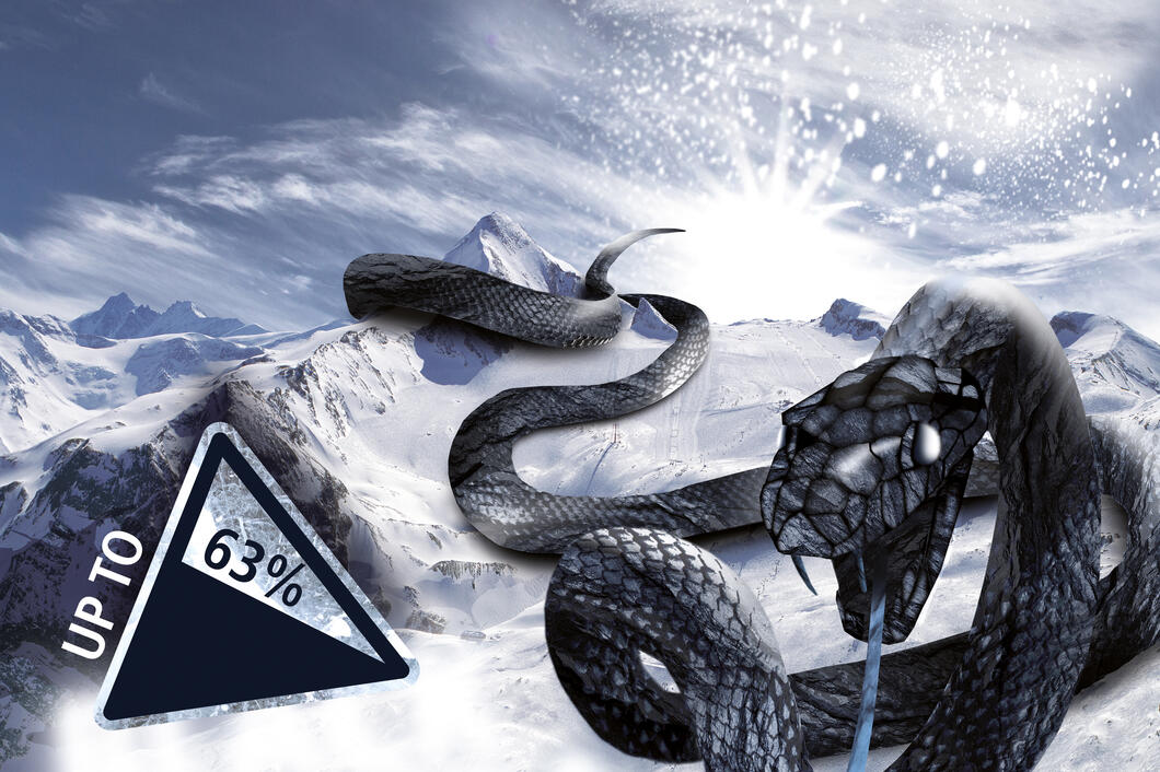 Black Mamba (2) | © Kitzsteinhorn Die schwarze Piste überwindet einen richtig giftigen Hang | © Kitzsteinhorn