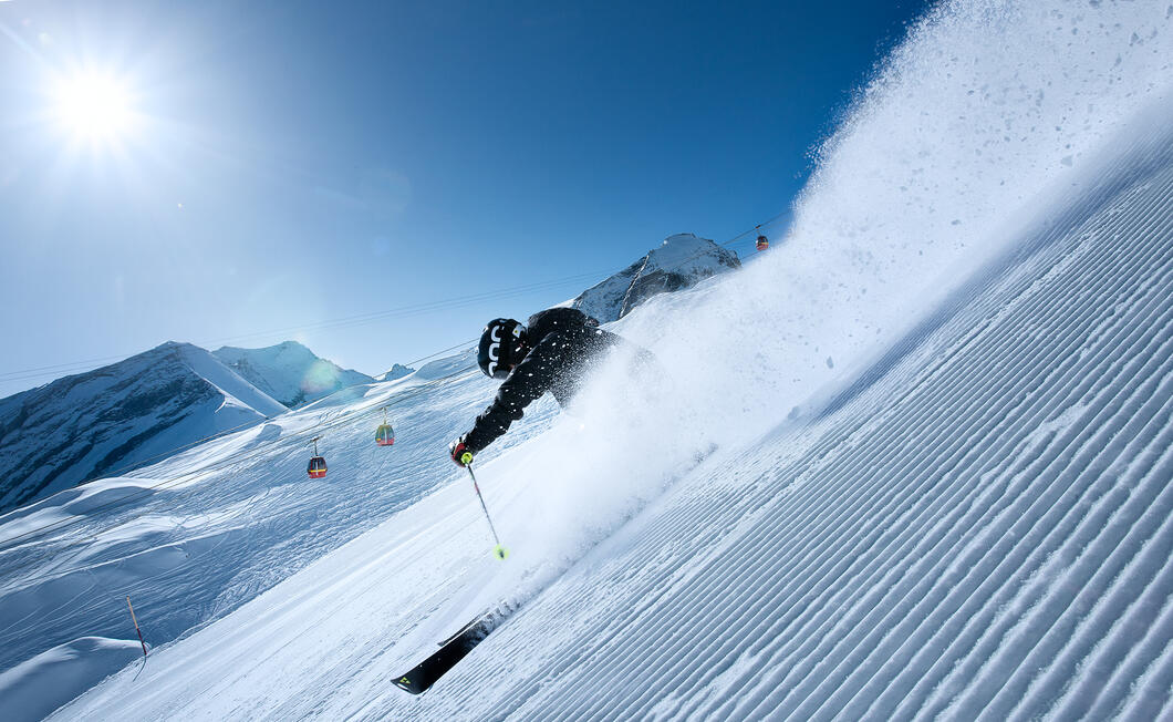 BLACK MAMBA (1) | © Kitzsteinhorn Maximum gradient of 63% – ideal for all experts who like it steep! | © Kitzsteinhorn