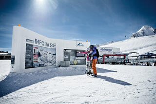 Freeride Info Points & Safety System at the Kitzsteinhorn