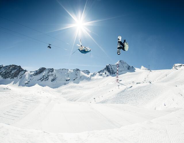 Eine extra lange Freestyle-Saison von Oktober bis Mai | © Kitzsteinhorn