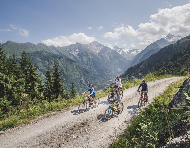 Familie Mountainbiken Maiskogel | © Kitzsteinhorn