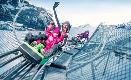 Ganzjahres-Rodelspaß am Alpine Coaster  | © Kitzsteinhorn