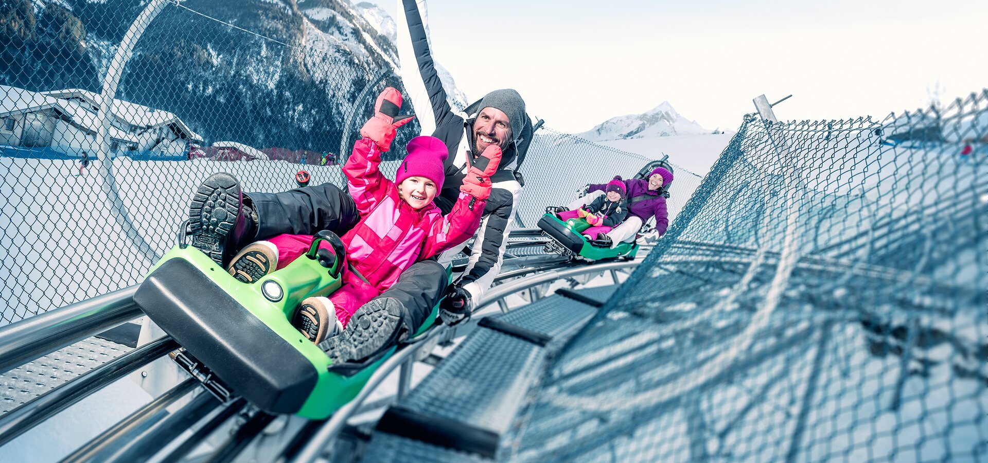 Ganzjahres-Rodelspaß am Alpine Coaster  | © Kitzsteinhorn