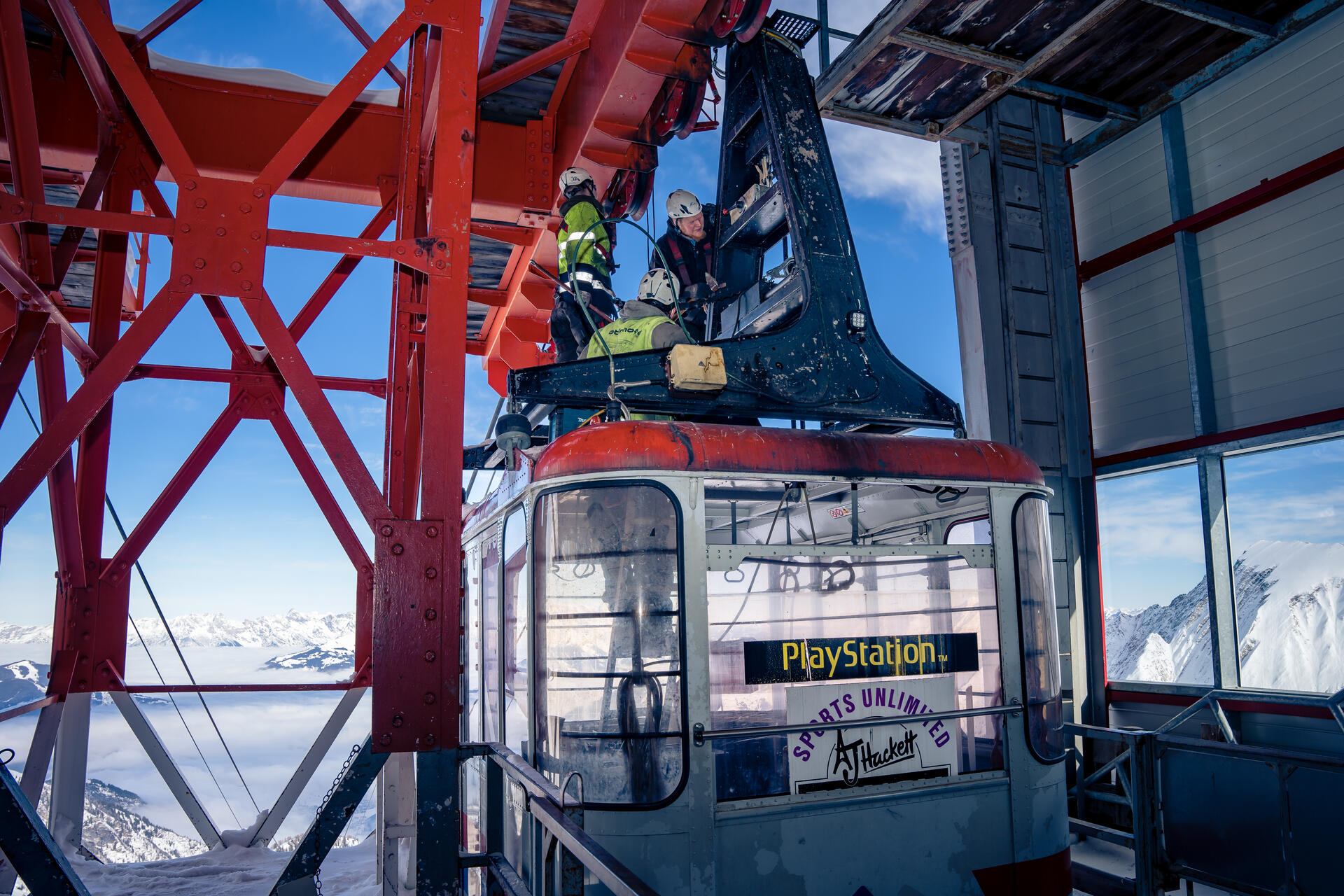 Revisionsarbeiten an der Werksbahn | © Edith Danzer Revisionsarbeiten an der Werksbahn | © Edith Danzer