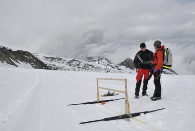 Georadar am Schmiedingerkees | © Georesearch