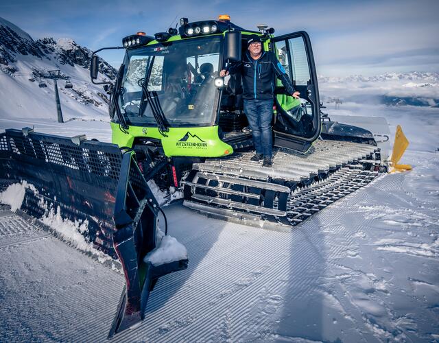 Klaus Wörgötter mit seiner "Greanen" | © Edith Danzer