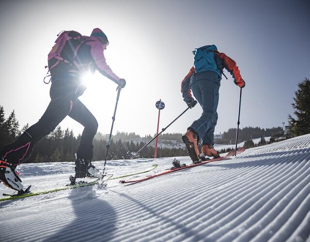 In der Spur Richtung Maiskogel | © Klaus Listl Freezing Motions