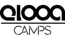 Black stylized logo with the word CAMPS