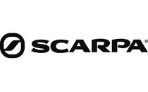 Black SCARPA lettering on a white background