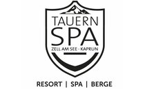 Logo Tauern Spa Zell am See-Kaprun mit stilisierter Bergspitze im Wappen