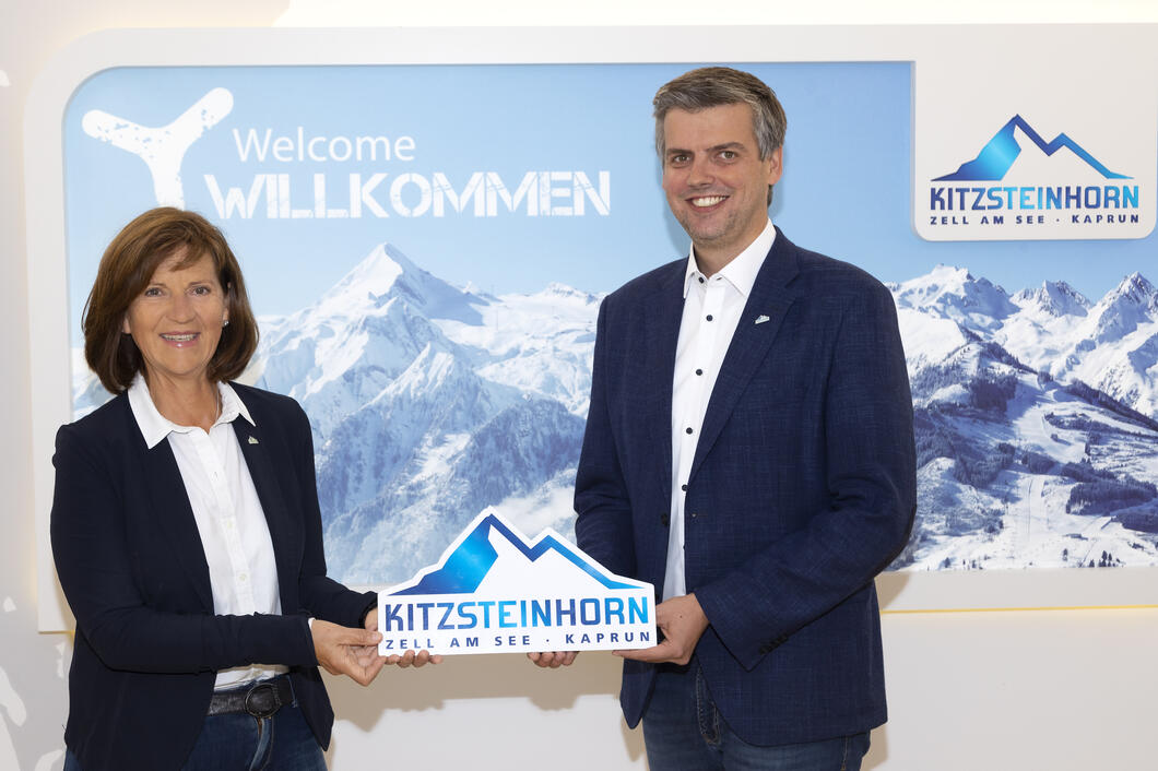 Maria Hofer und Christian Hörl | © Kitzsteinhorn Christian Hörl folgt ab 1. Oktober 2020 Maria Hofer als Marketingleiter | © Kitzsteinhorn
