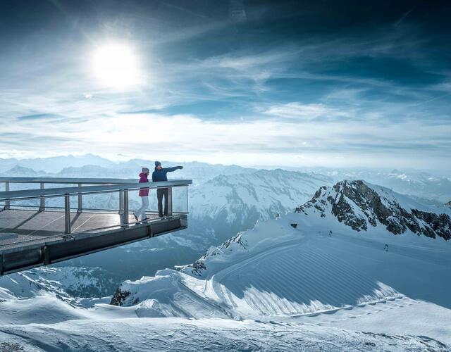 Panoramic platforms on the Kitzsteinhorn (c) Kitzsteinhorn 